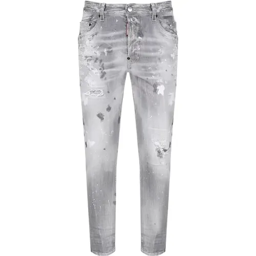 Grey Classic Five Pocket Jeans , male, Sizes: M, XL, S, 2XL - Dsquared2 - Modalova