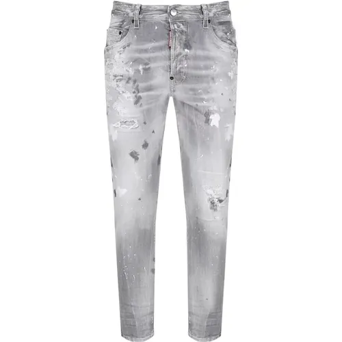 Grey Classic Five Pocket Jeans , male, Sizes: XL, S, 2XL - Dsquared2 - Modalova