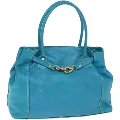 Pre-owned Leather totes , female, Sizes: ONE SIZE - Celine Vintage - Modalova