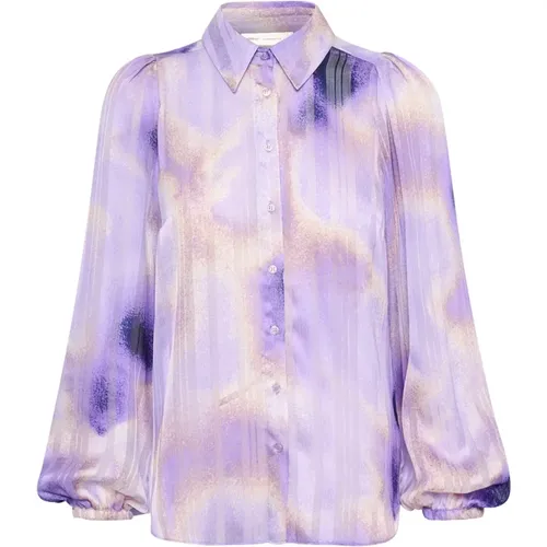 Feminine Abstract Print Shirt Blouse , female, Sizes: 2XS, 2XL - InWear - Modalova