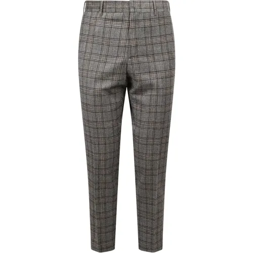 Pantaloni Lana Fancy Galles GRI Piombo , male, Sizes: XL - PT Torino - Modalova