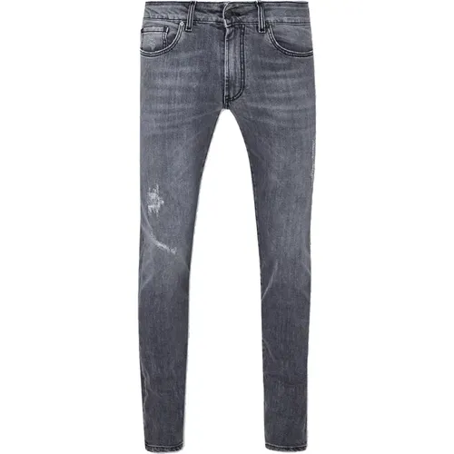 Graue Slim Jeans für Herren , Herren, Größe: W33 - Liu Jo - Modalova