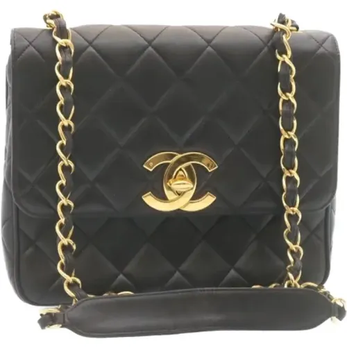 Gebrauchte Schwarze Leinwand Handtasche - Chanel Vintage - Modalova