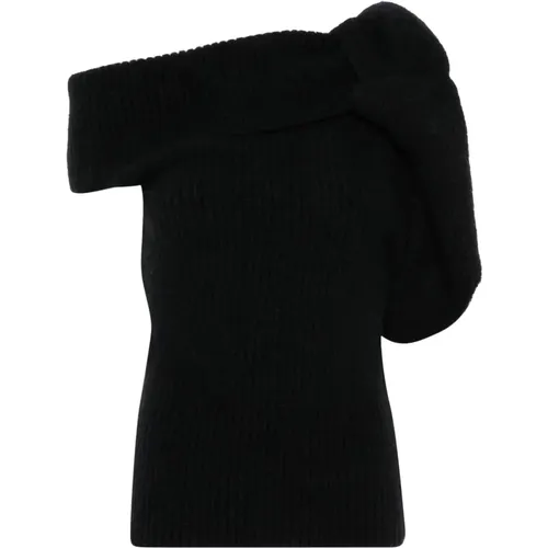 Chunky Rippstrick Pullover Schwarz - Rick Owens - Modalova