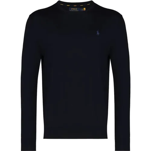 Embroidered Crewneck Sweater , male, Sizes: L, XL, S, M, 2XL - Polo Ralph Lauren - Modalova