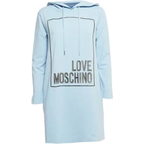 Pre-owned Cotton dresses , female, Sizes: S - Moschino Pre-Owned - Modalova