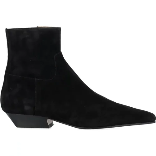 Schwarze Geschlossene Stiefeletten Chic Stil - Khaite - Modalova