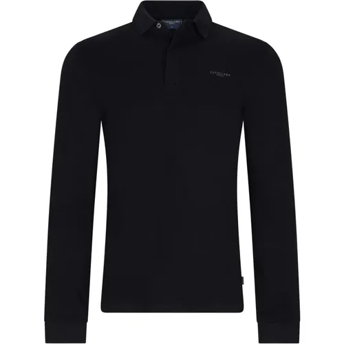 Schwarzes Poloshirt , Herren, Größe: XL - Cavallaro - Modalova