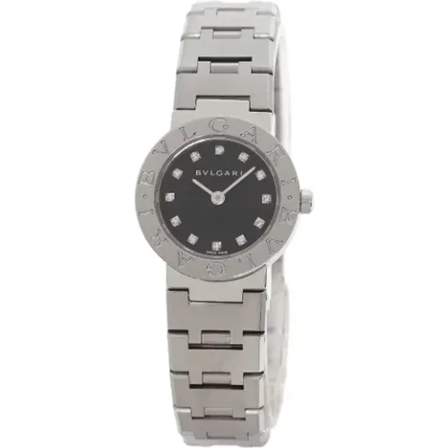 Pre-owned Stainless Steel watches , female, Sizes: ONE SIZE - Bvlgari Vintage - Modalova