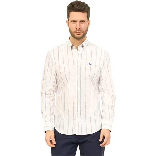 Grey Casual Shirt with Iconic Logo , male, Sizes: L, S, M - Harmont & Blaine - Modalova