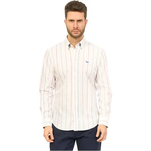 Grey Casual Shirt with Iconic Logo , male, Sizes: XL, 2XL, L, S, M - Harmont & Blaine - Modalova