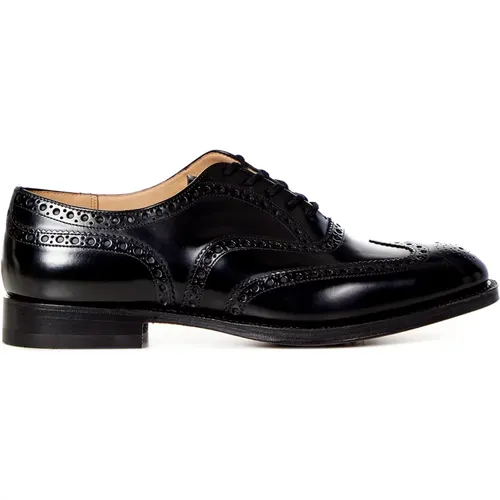 Business Schuhe, Schwarze Oxford Brogue , Herren, Größe: 43 EU - Church's - Modalova