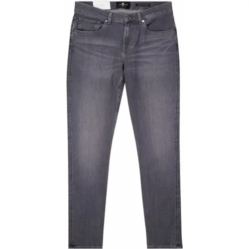 Slim-Fit Stylish Jeans , male, Sizes: W29, W30 - 7 For All Mankind - Modalova