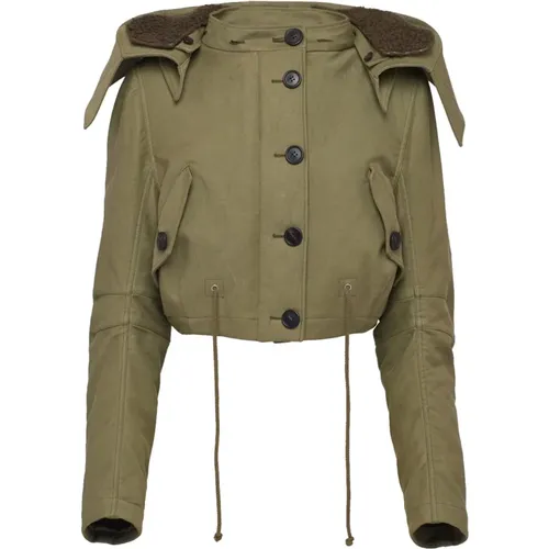 Women's Clothing Jacket Ss24 , female, Sizes: XS - Prada - Modalova