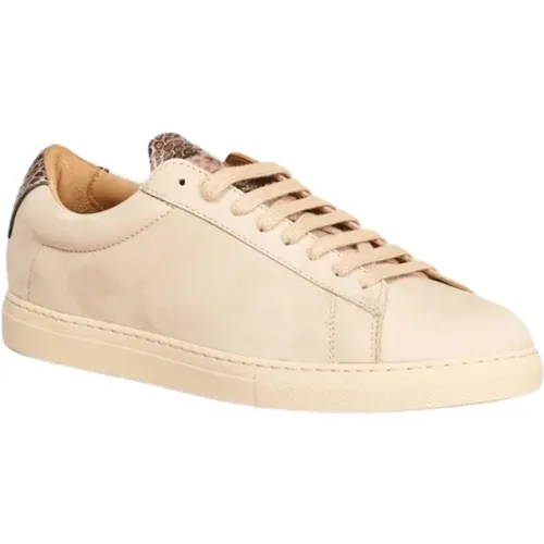 Wasserdichte Nubuk Low-Top Sneakers - Zespà - Modalova