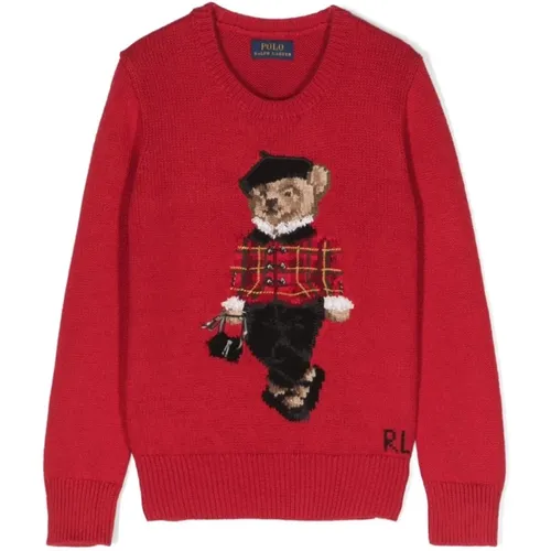 Polo Bear Roter Pullover - Ralph Lauren - Modalova