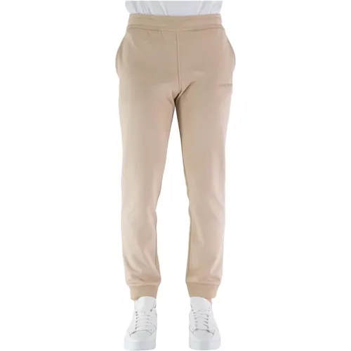 Stretch Cotton Jogging Pants with Logo Print , male, Sizes: S, M - Burberry - Modalova