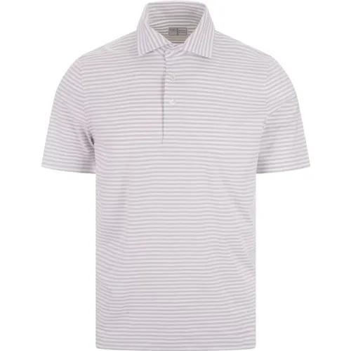 Graues Polo Shirt Techno Jersey Regular Fit , Herren, Größe: 3XL - Fedeli - Modalova