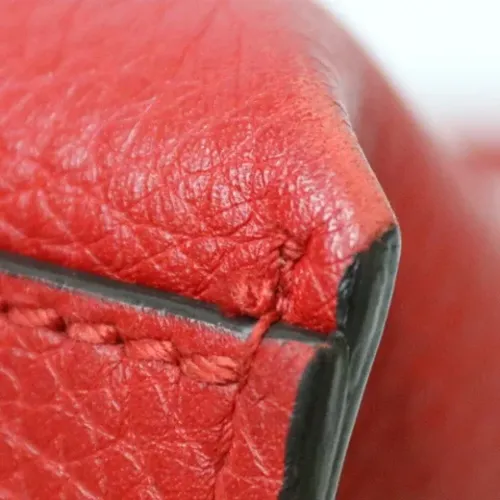 Gebrauchtes Rotes Leder Gucci Bambus - Gucci Vintage - Modalova