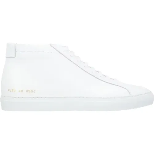 Leder sneakers , Herren, Größe: 44 1/2 EU - Common Projects - Modalova