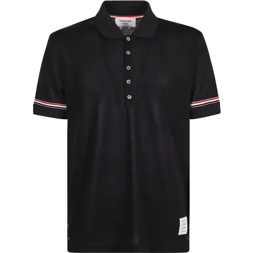 Baumwoll-Poloshirt , Herren, Größe: M - Thom Browne - Modalova