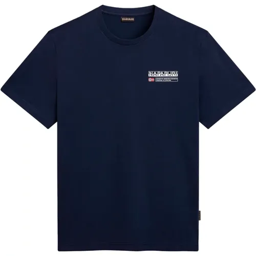 Np0A4Hqq1761 Short Sleeve T-Shirt , male, Sizes: S, L, XL, 2XL, M - Napapijri - Modalova