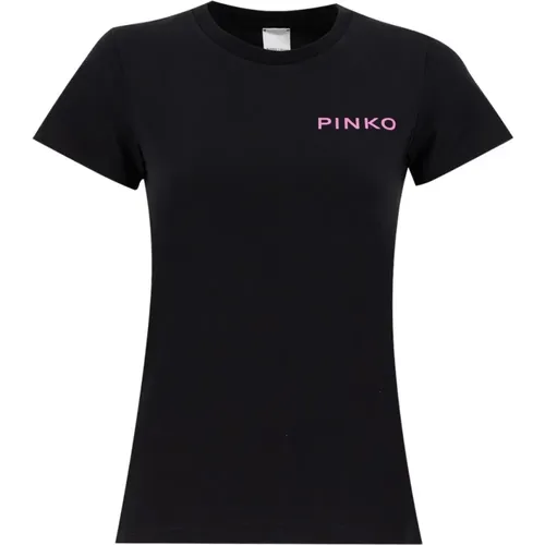T-shirt , female, Sizes: M, XS, L - pinko - Modalova