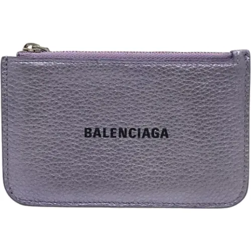 Pre-owned Leather wallets , female, Sizes: ONE SIZE - Balenciaga Vintage - Modalova