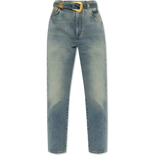 Gerades Jeans , Damen, Größe: XS - Balmain - Modalova