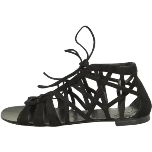 Pre-owned Suede sandals , female, Sizes: 5 UK - Giuseppe Zanotti Pre-owned - Modalova