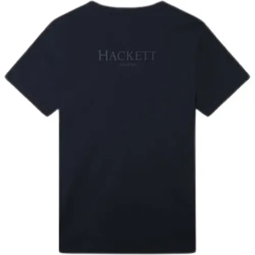 Herren Baumwoll T-Shirt , Herren, Größe: 2XL - Hackett - Modalova