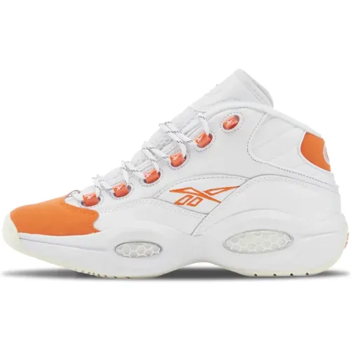 Question Mid Smash Orange Sneakers , Herren, Größe: 44 EU - Reebok - Modalova