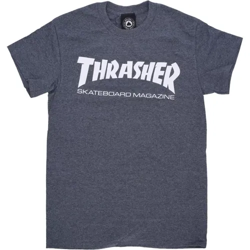 Skatemag Tee Dark Heather Mens T-Shirt , unisex, Sizes: L, M, XL, S - Thrasher - Modalova