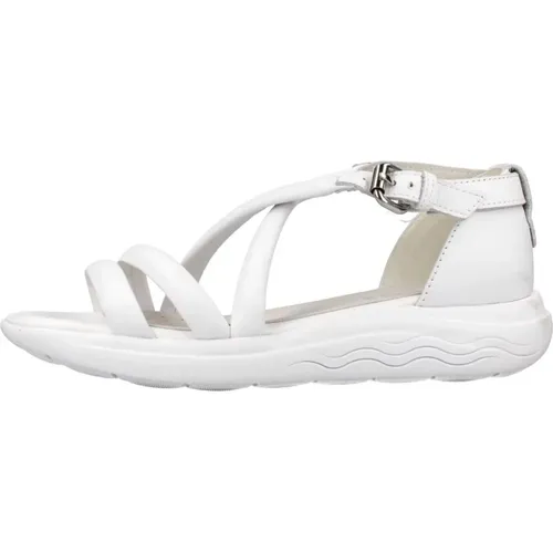 Stilvolle Flache Sandalen für Frauen - Geox - Modalova