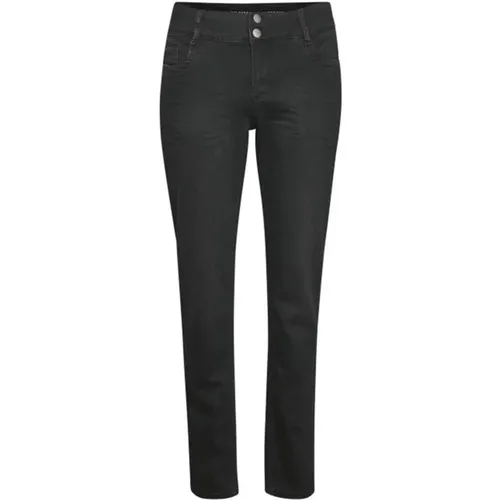 The Regitze 100 High Straig Pants 10703570 , female, Sizes: W35 L32 - My Essential Wardrobe - Modalova