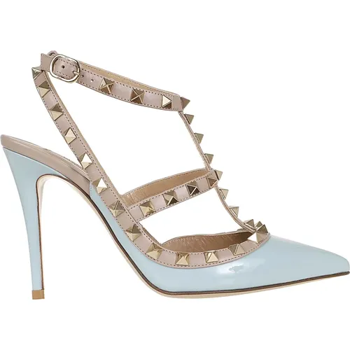 Rockstud Patent Leather Pumps , female, Sizes: 4 1/2 UK, 8 UK, 4 UK, 6 UK, 7 UK, 6 1/2 UK, 3 1/2 UK, 3 UK, 5 UK - Valentino Garavani - Modalova