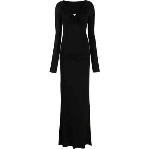 Long Jersey Dress in , female, Sizes: S, XS - Blumarine - Modalova