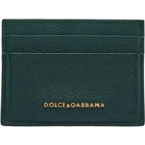 Pre-owned Leather wallets , female, Sizes: ONE SIZE - Dolce & Gabbana Pre-owned - Modalova