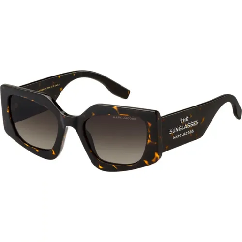 Stylische Sonnenbrille in Dark Havana/ - Marc Jacobs - Modalova