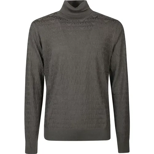 Stylischer Turtle Neck Pullover , Herren, Größe: S - Emporio Armani - Modalova