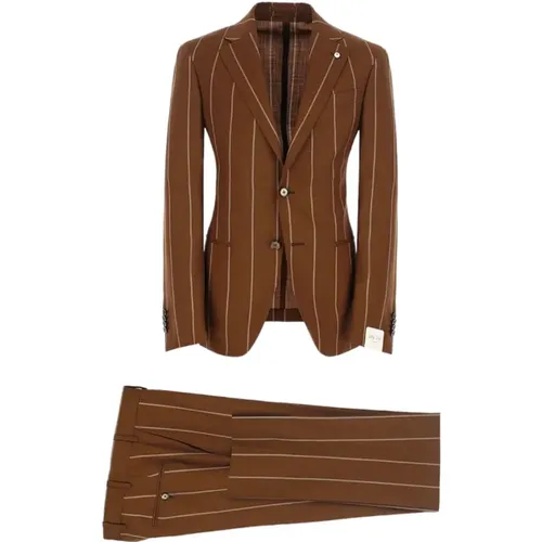 Elegant Men's Suit Jacket , male, Sizes: M, XL - L.b.m. 1911 - Modalova