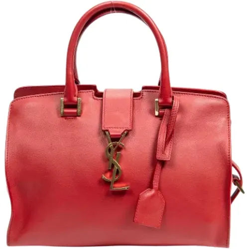 Pre-owned Leather shoulder-bags , female, Sizes: ONE SIZE - Yves Saint Laurent Vintage - Modalova