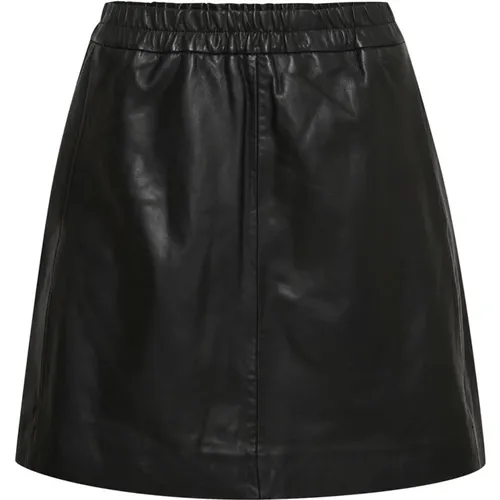 Leather A-line Skirt , female, Sizes: 2XL, L, S, M, XS, XL, 3XL - InWear - Modalova