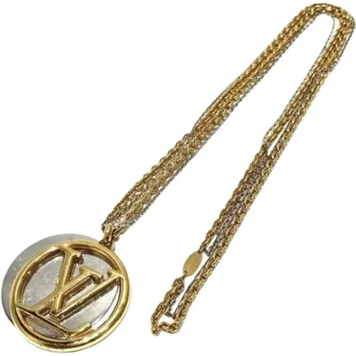 Pre-owned Metal necklaces , female, Sizes: ONE SIZE - Louis Vuitton Vintage - Modalova