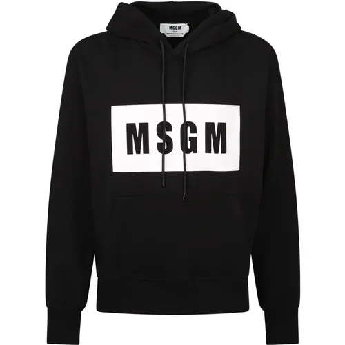 Hooded Sweatshirt for Men , male, Sizes: XL, M, L, S - Msgm - Modalova