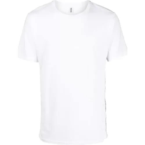 Stilvolles weißes T-Shirt mit maßgeschneiderter Pform , Herren, Größe: S - Moschino - Modalova