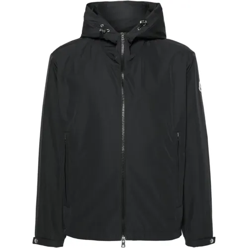 Nylon Hooded Zip Coat , male, Sizes: 2XL - Moncler - Modalova