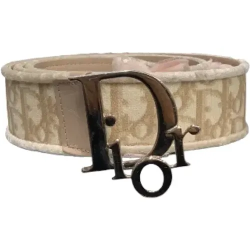 Pre-owned Canvas belts , female, Sizes: ONE SIZE - Dior Vintage - Modalova