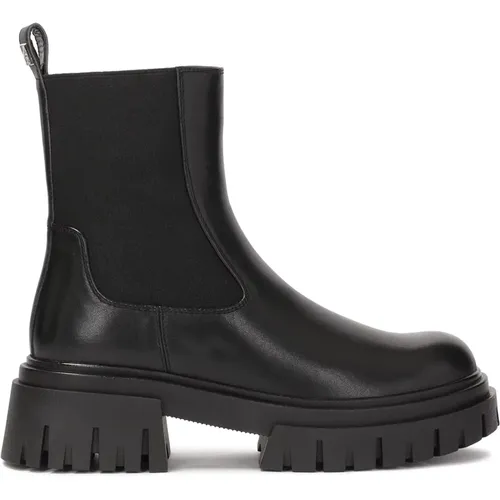 Slip-On-Stiefel mit dicker Sohle , Damen, Größe: 36 EU - Kazar - Modalova