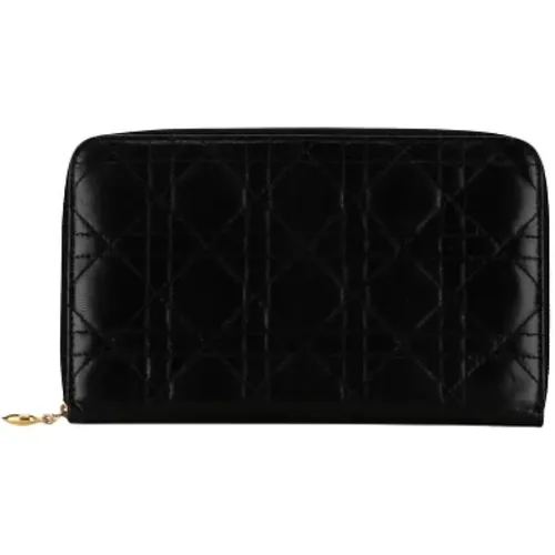 Pre-owned Leather wallets , female, Sizes: ONE SIZE - Dior Vintage - Modalova